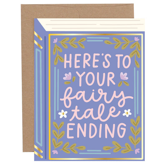 Fairy Tale Ending Wedding Greeting Card
